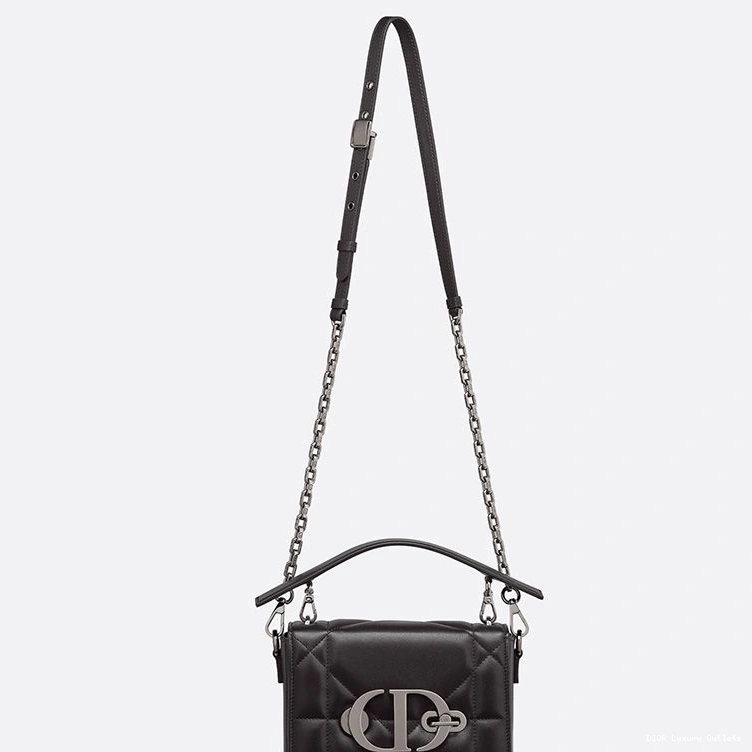 Cheap Handle Black Dior Bag 30 Lambskin with Maxicannage Box Montaigne 0713 Luxury